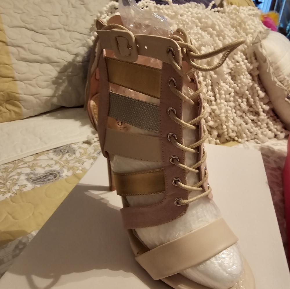 Blush-Multi Sandal Booties